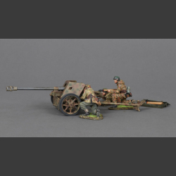 Pak 40 Gun 75mm Anti Tank Gun with 3 Fallschirmj�ger Crew