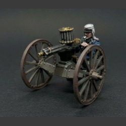 French Foreign Legionnaire - Firing Gatling Gun