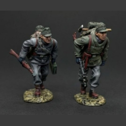 Two Running Gebirgsjager 