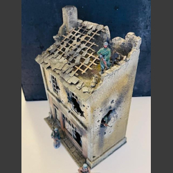 German - "Zigarren &amp; Zigaretten" store bombed and shot to pieces