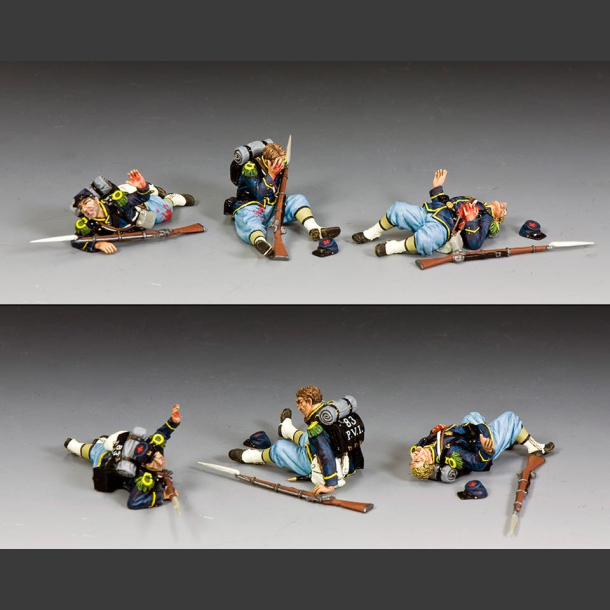 Wounded infantrymen