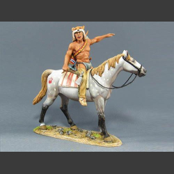 Sioux scout on Horse