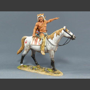 Sioux scout on Horse