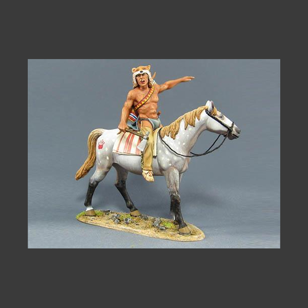Sioux scout on Horse