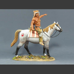 Sioux scout on Horse