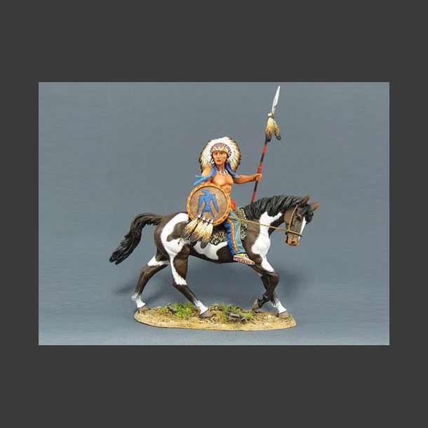 Sioux Warrior on Horse