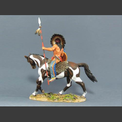 Sioux Warrior on Horse