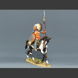 Sioux Warrior on Horse
