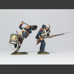 French "Old Guards" set - Wounded Guardsman and shot Drummer