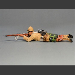 Lying Prone Firing Argyll and Sutherland Highlander