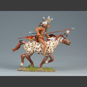 Sioux Warrior with Spear