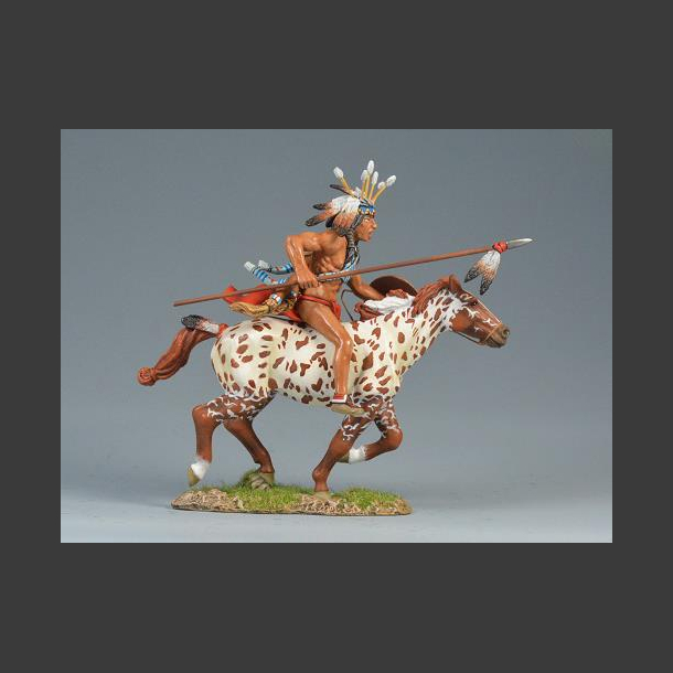 Sioux Warrior with Spear