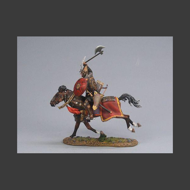 Ottoman Cavalry Attacking with Axe
