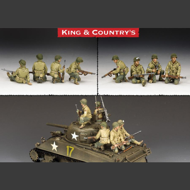 U.S. Armored Division Tank Riders