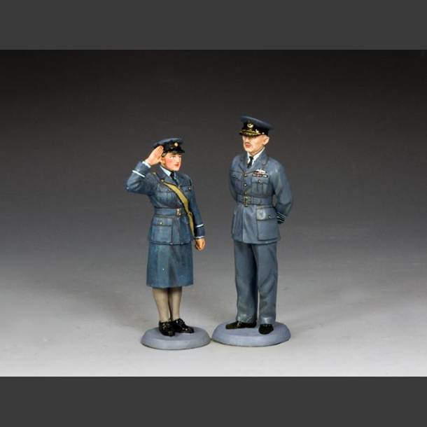  Air Chief Marshal Sir Hugh Dowding &amp; The WAAF Section Officer