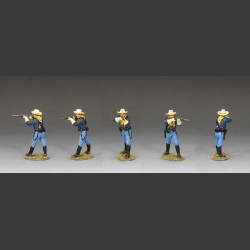 Trooper Standing Shooting with His Carbine