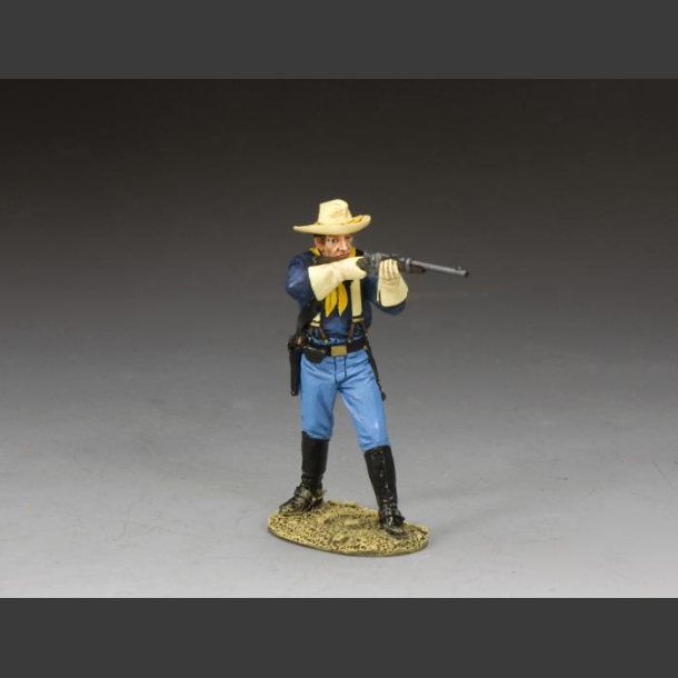 Trooper Standing Shooting with His Carbine