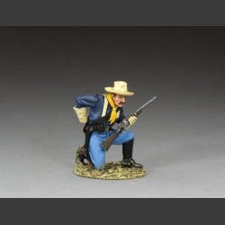 Trooper reloads his carbine
