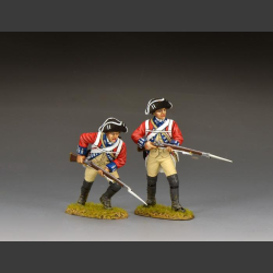 British Redcoats Advancing Forward - set I