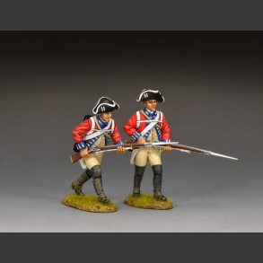 British Redcoats Advancing Forward - set II