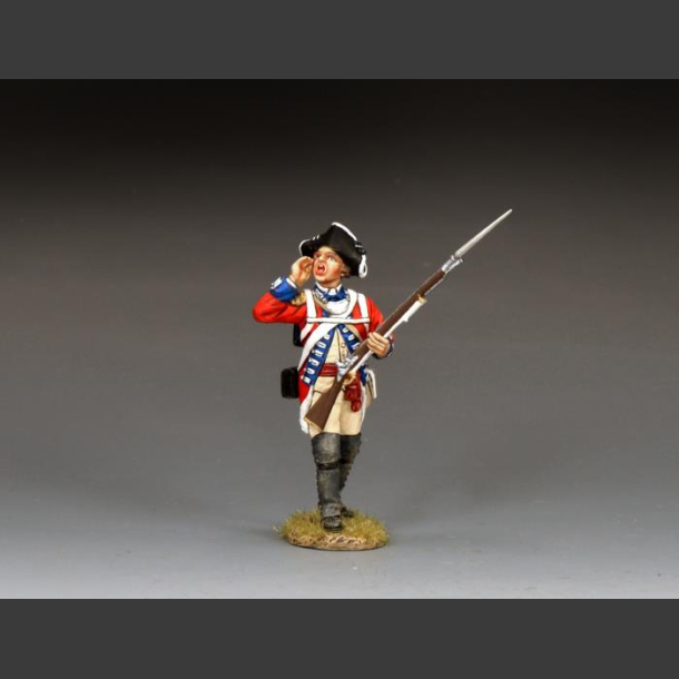 British Redcoat  Shouting Officer