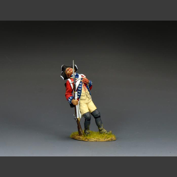 British Redcoat  Getting hit, Aaargh!