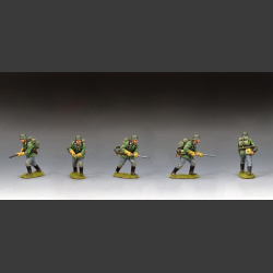 Wehrmacht infantryman advances with flamethrower model-41