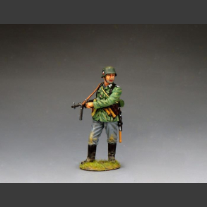 Wehrmacht Sergeant Cocking his MP40