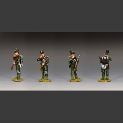 Biting into the cartridge, the 95th regiment