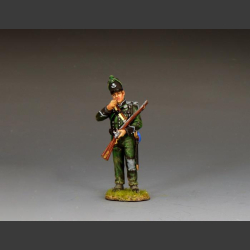 Biting into the cartridge, the 95th regiment