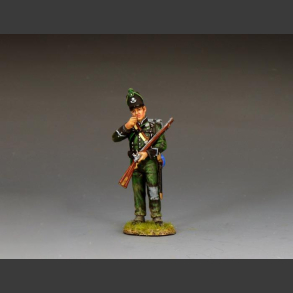 Biting into the cartridge, the 95th regiment