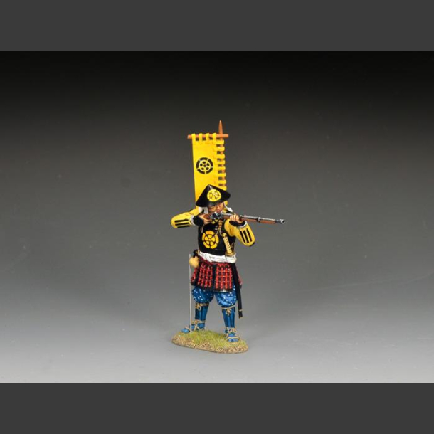 Standing firing arquebusier