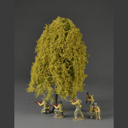 Large weeping willow tree