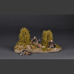 Large bushes late autumn/desert bushes - mini diorama
