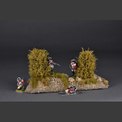 Large bushes late autumn/desert bushes - mini diorama