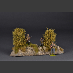 Large bushes late autumn/desert bushes - mini diorama