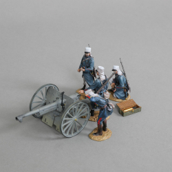 French Foreign Legionnaire  75 mm gun with crew