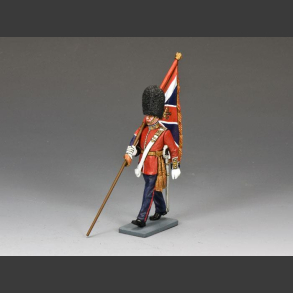 Marching Officer w/King's Colour