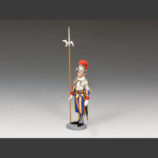 Swiss Guardsman at Attention