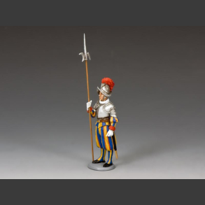 Swiss Guardsman Standing-at-Ease