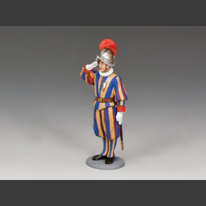 Swiss Guardsman Coporal Saluting