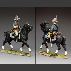 Confederate Cavalry Corporal Holding Carbine