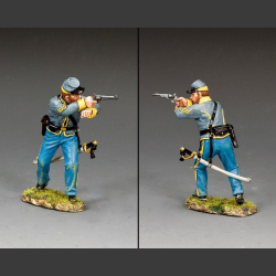 Sergeant Firing Pistol