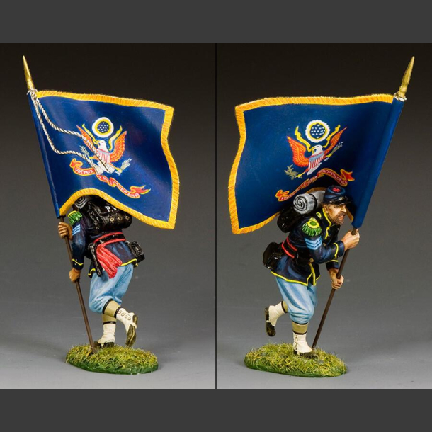 Sergeant w/Regimental Flag