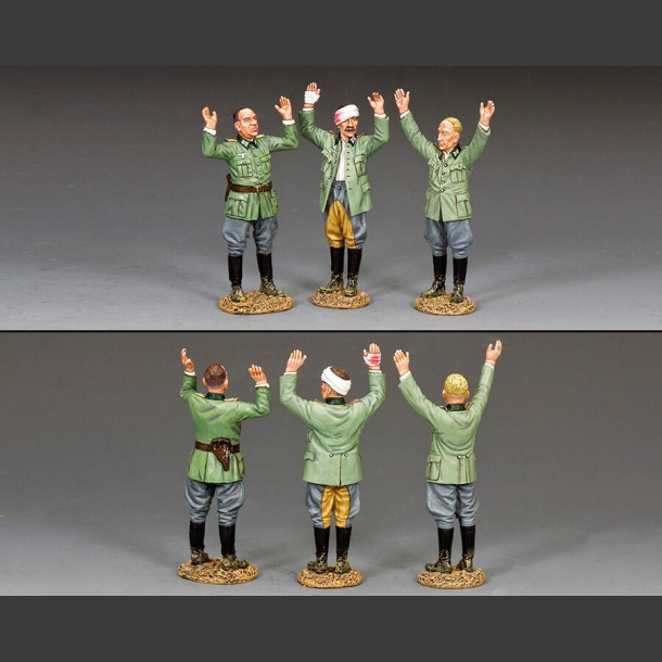 3 x Captured German Officers