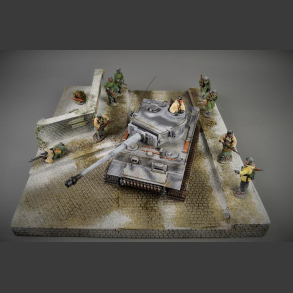 Road and wall - diorama 