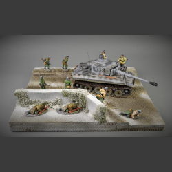 Road and wall - diorama 