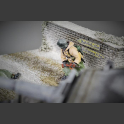 Road and wall - diorama 