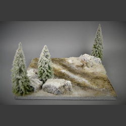 Vinten Forest road - diorama  