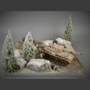 Vinten Forest road - diorama  